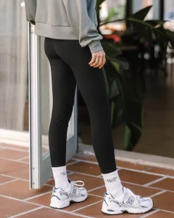 SoftSculpt Rib Leggings - Black