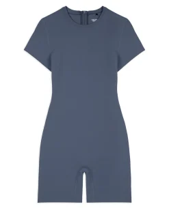 SoftSculpt Short Unitard - Charcoal