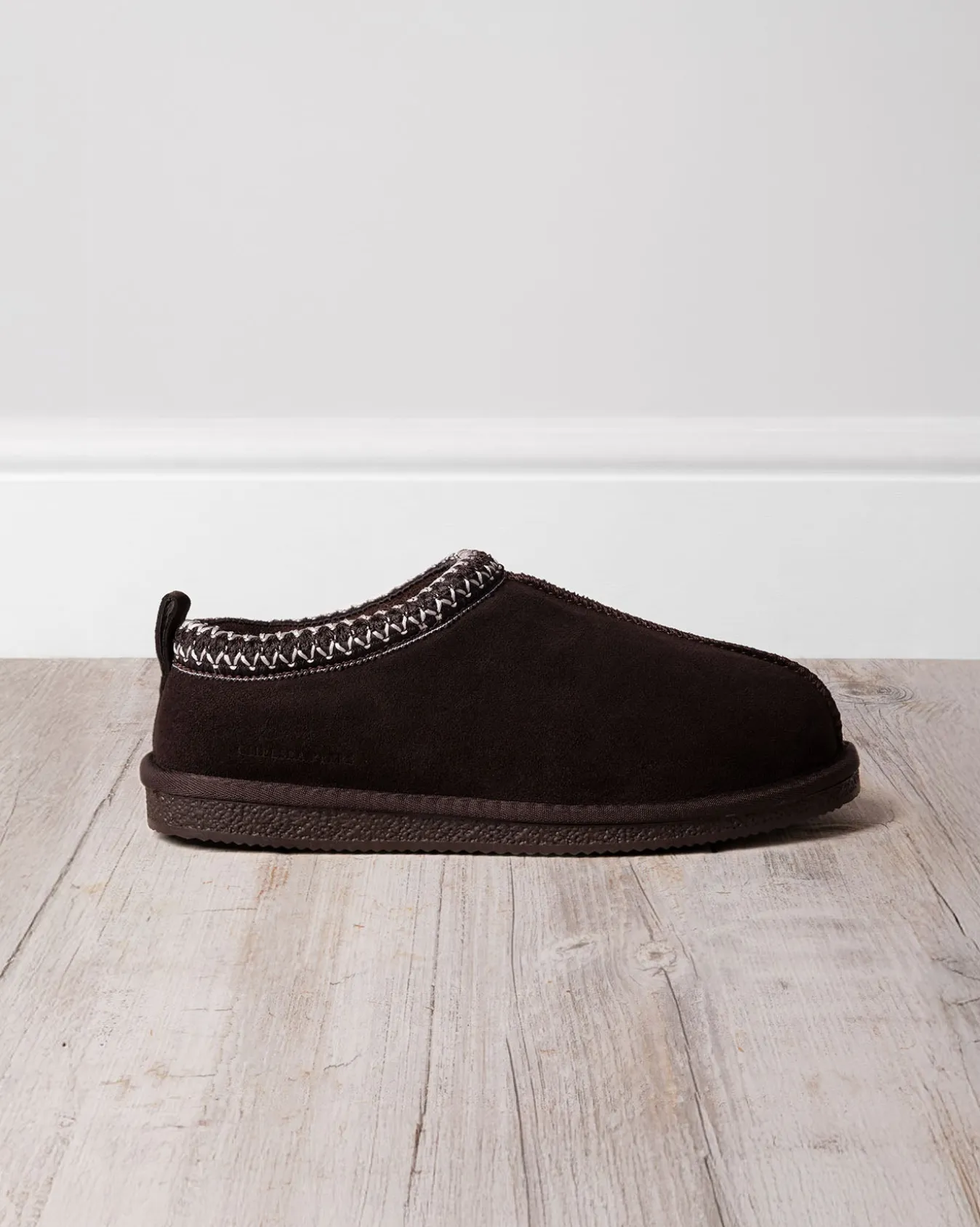 Suede Sheepskin Short Boot Slippers - Brown