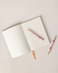 Supper Club Print Two Pack Boxed Pen Set - Pink