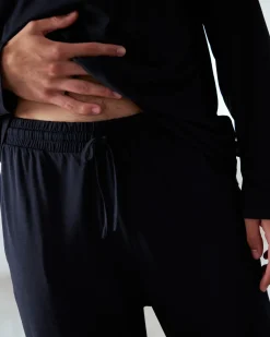 TENCEL™ Modal Crew Neck Long Pyjama Set - Navy
