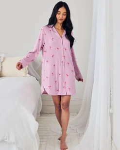 TENCEL™ Modal Flamingo Print Nightshirt