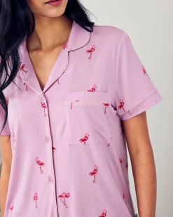 TENCEL™ Modal Flamingo Print Short Pyjama Set