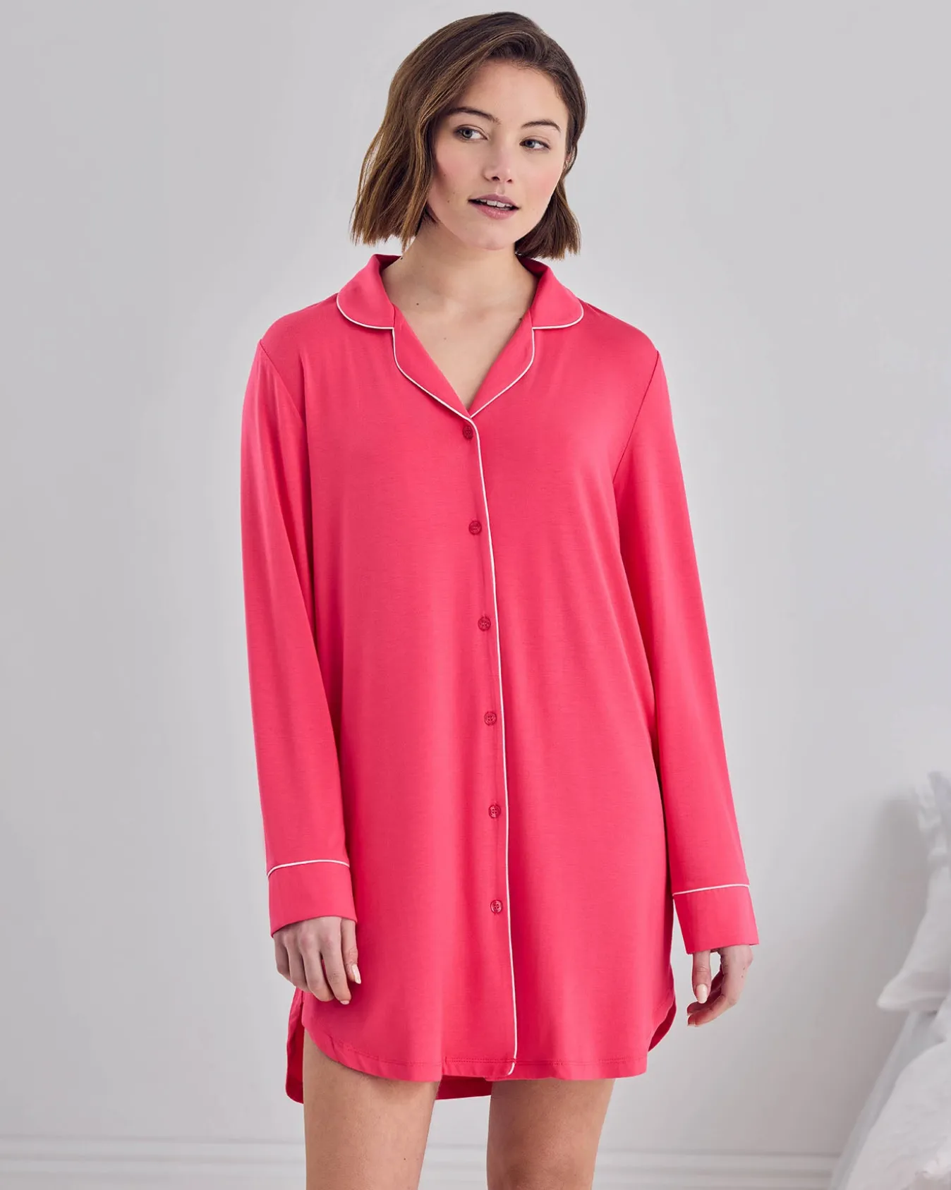 TENCEL™ Modal Nightshirt - Hot Pink