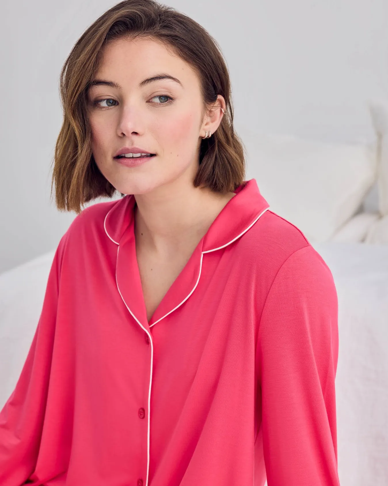 TENCEL™ Modal Nightshirt - Hot Pink