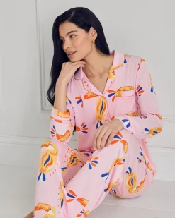 TENCEL™ Modal Toucan Print Long Pyjama Set