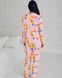 TENCEL™ Modal Toucan Print Long Pyjama Set