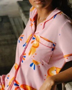 TENCEL™ Modal Toucan Print Short Pyjama Set