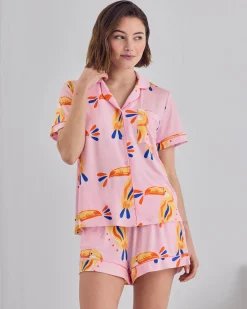 TENCEL™ Modal Toucan Print Short Pyjama Set