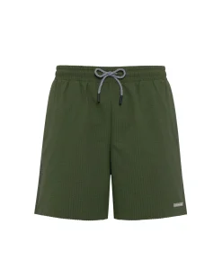 Textured Swim Shorts - Khaki