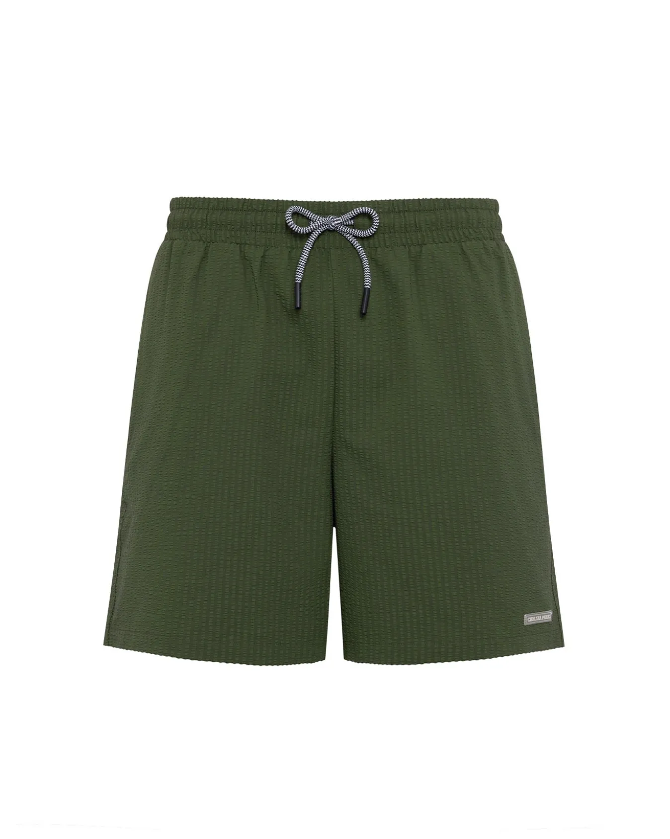 Textured Swim Shorts - Khaki