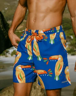 Toucan Print Swim Shorts