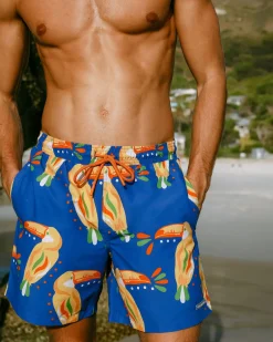 Toucan Print Swim Shorts