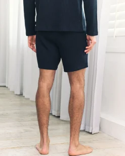 Waffle Lounge Shorts - Navy