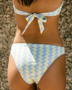 Wavy Stripe Bikini Bottoms
