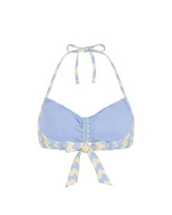 Wavy Stripe Bikini Top
