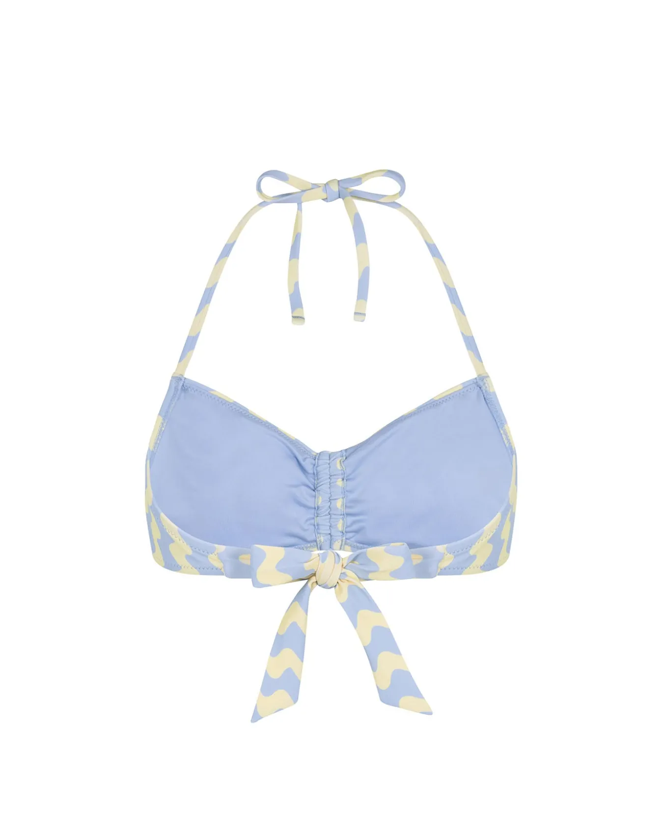 Wavy Stripe Bikini Top