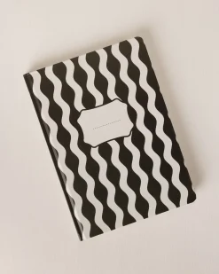 Wavy Stripe Hardback Lined Notebook