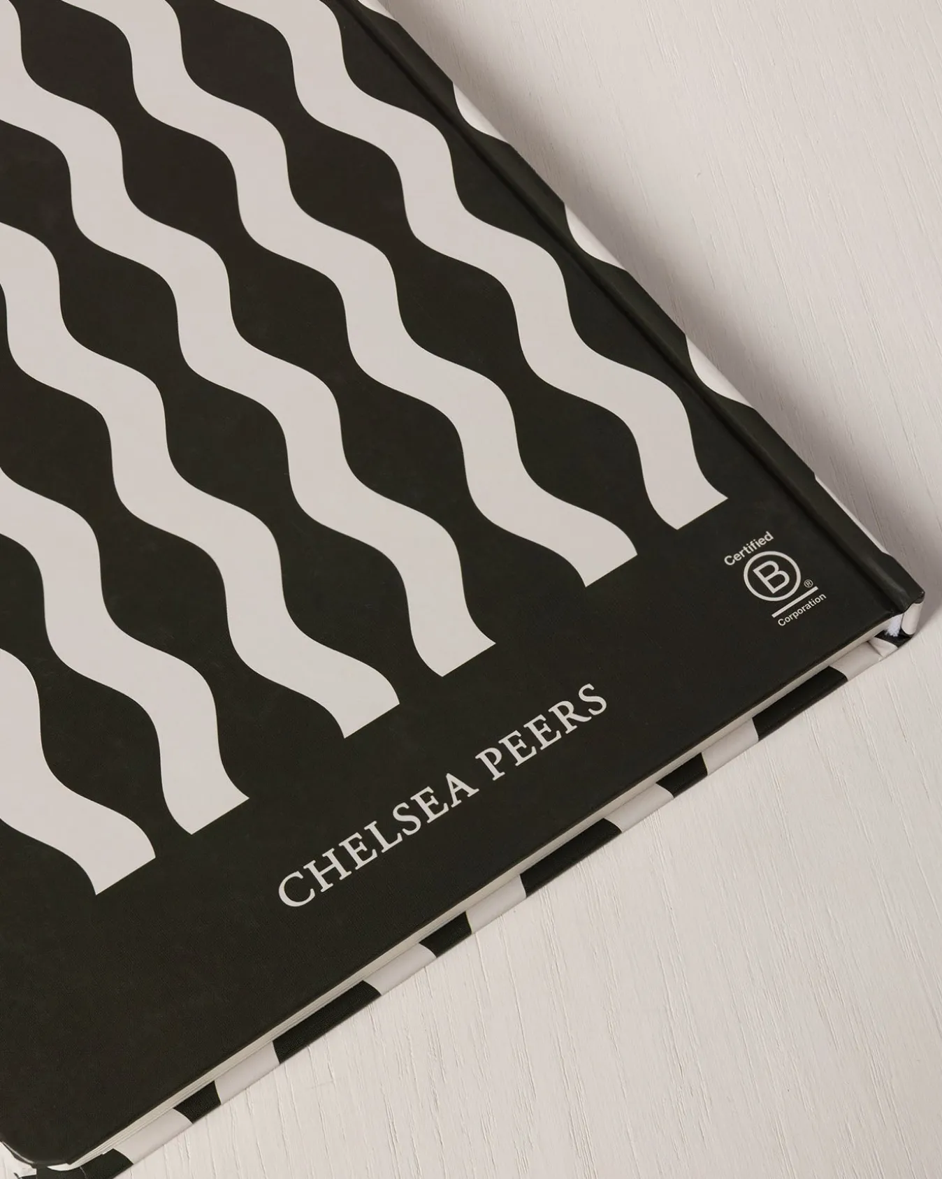 Wavy Stripe Hardback Lined Notebook