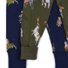 Kids Two Pack Country Hound / Rugby Dogs Print Long Pyjama Set